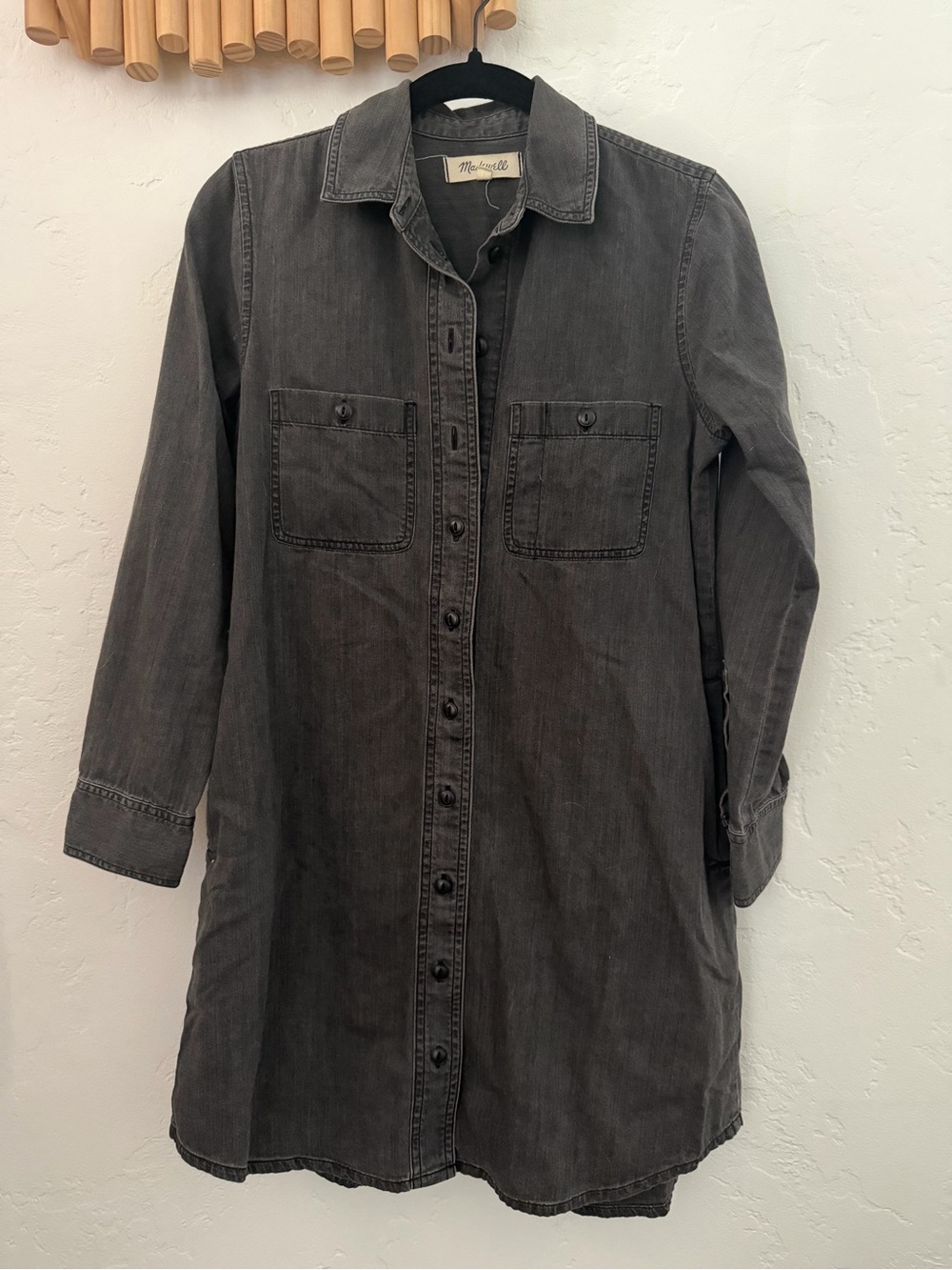 Madewell Lightweight Denim Shirt Dress